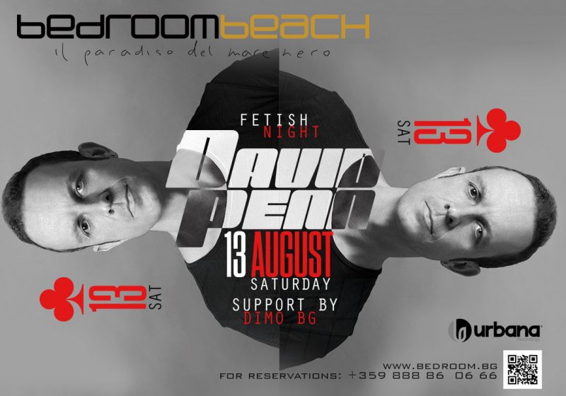 Иконата на испанската електронна сцена David Penn възпламенява Bedroom Beach на 13 август - E-Burgas.com